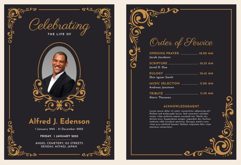 Funeral Programs